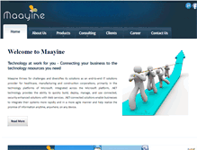 Tablet Screenshot of maayine.com